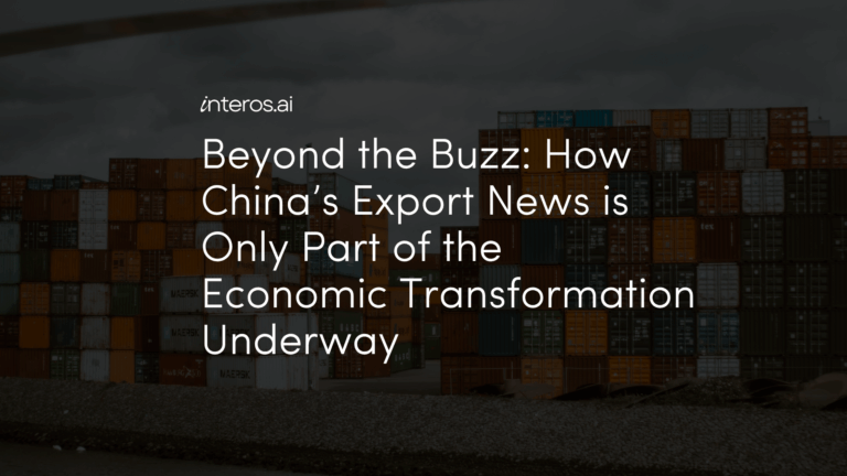 Beyond the Buzz: How China’s Export News is Only Part of the Economic Transformation Underway