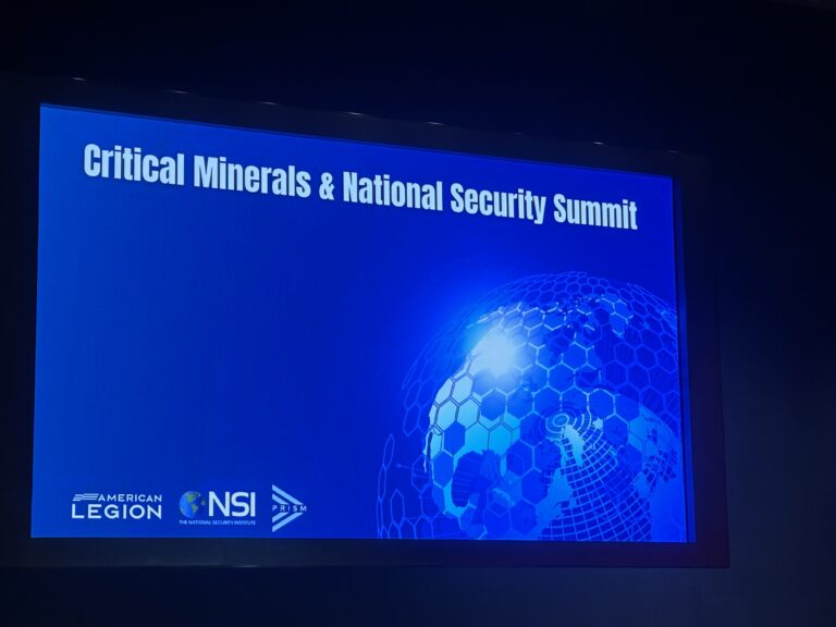 The Era of Mineral Naivete is Over: Insights from the Critical Minerals & National Security Hill Summit