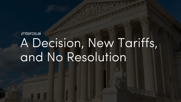 A Decision, New Tariffs, and No Resolution