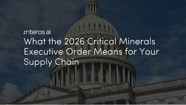 What the 2026 Critical Minerals Executive Order Means for Your Supply Chain